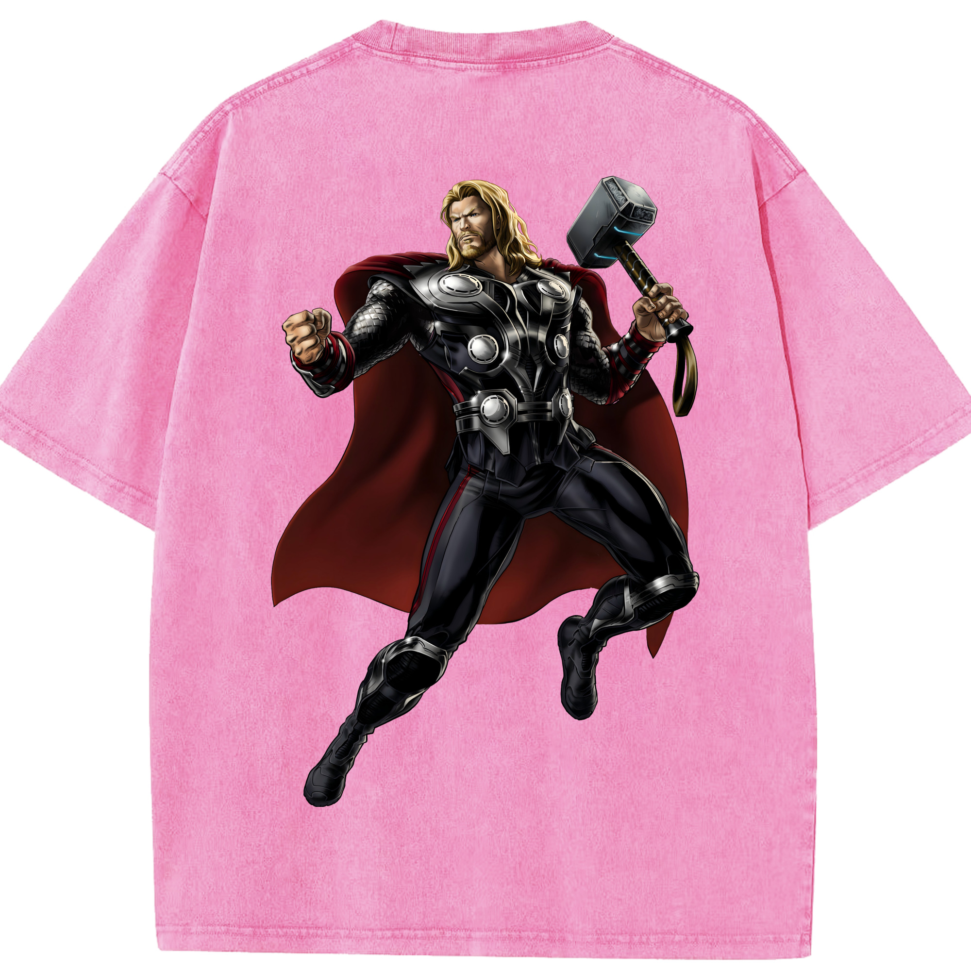 （画像用） アベンジャーズ The Avengers 綿100% ヴィンテージ風 半袖Tシャツ（背面プリント）